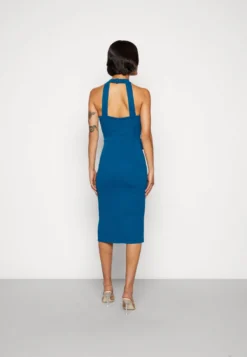 Wal G Sasha Frill Neck Midi Dress - Jerseyjurk - Dark Teal Blue -Wal G Verkoopwinkel 57e6f08cdc9e4bfdacf13548a42accb6 scaled