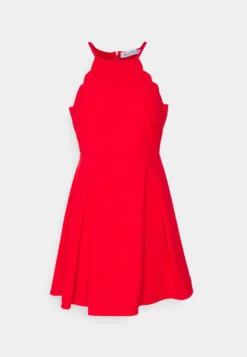 Scallop Edge Dress - Jurk - Red -Wal G Verkoopwinkel 58e4590ba3274e6682243f9b878bb809 scaled
