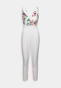 Wal G Print Contrast Plunge- Jumpsuit - White 8 Wal G Print Contrast Plunge- Jumpsuit - White -Wal G Verkoopwinkel 594e8789e1aa412fa240243afd2f9fb5 scaled
