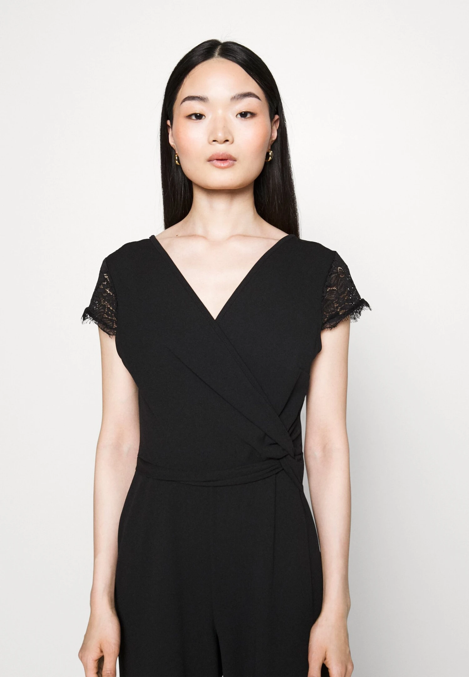 Cecillian V Neck Jumpsuit - Jumpsuit - Black 4 Cecillian V Neck Jumpsuit - Jumpsuit - Black - Afbeelding 4