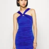 Jessie Tie Mini - Jerseyjurk - Electric Blue