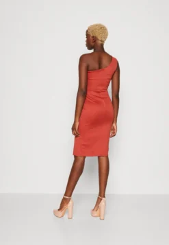 Wal G Tatiana Bow Midi - Cocktailjurk - Terracotta 8 Wal G Tatiana Bow Midi - Cocktailjurk - Terracotta -Wal G Verkoopwinkel 69207a5c4a6745fe9d115b21cfa71c9d scaled