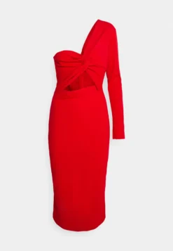 Wal G Lacey Midi Dress - Cocktailjurk - Red -Wal G Verkoopwinkel 697e62499082494aa51b348eabe0f067 scaled