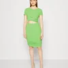 Wal G Cruise CollectionBry Mini Dress - Jerseyjurk - Leaf Green