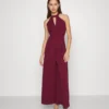 Wal G Arry Wide Leg- Jumpsuit - Wine