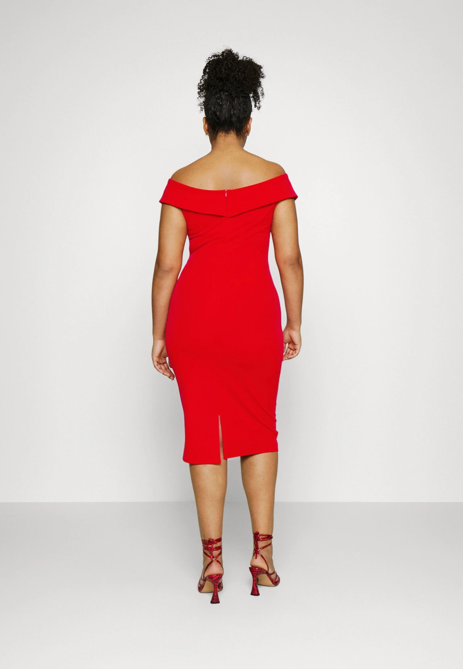 Zara Midi - Etui-Jurk - Red 3 Zara Midi - Etui-Jurk - Red - Afbeelding 3