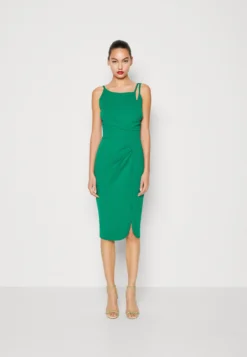 Wal G Tessa Midi Dress - Jerseyjurk - Leaf Green