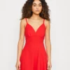 Wal G Jina Skater Dress - Jerseyjurk - Red