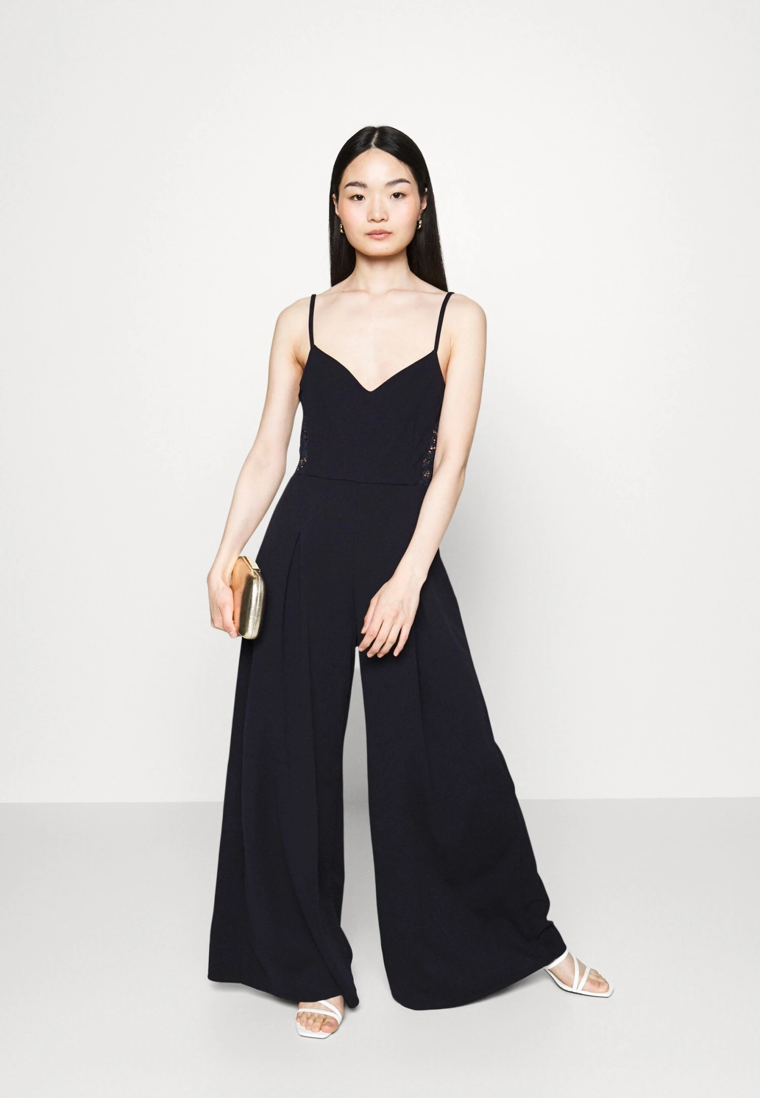 Laney Wide Leg - Jumpsuit - Navy Blue 2 Laney Wide Leg - Jumpsuit - Navy Blue - Afbeelding 2