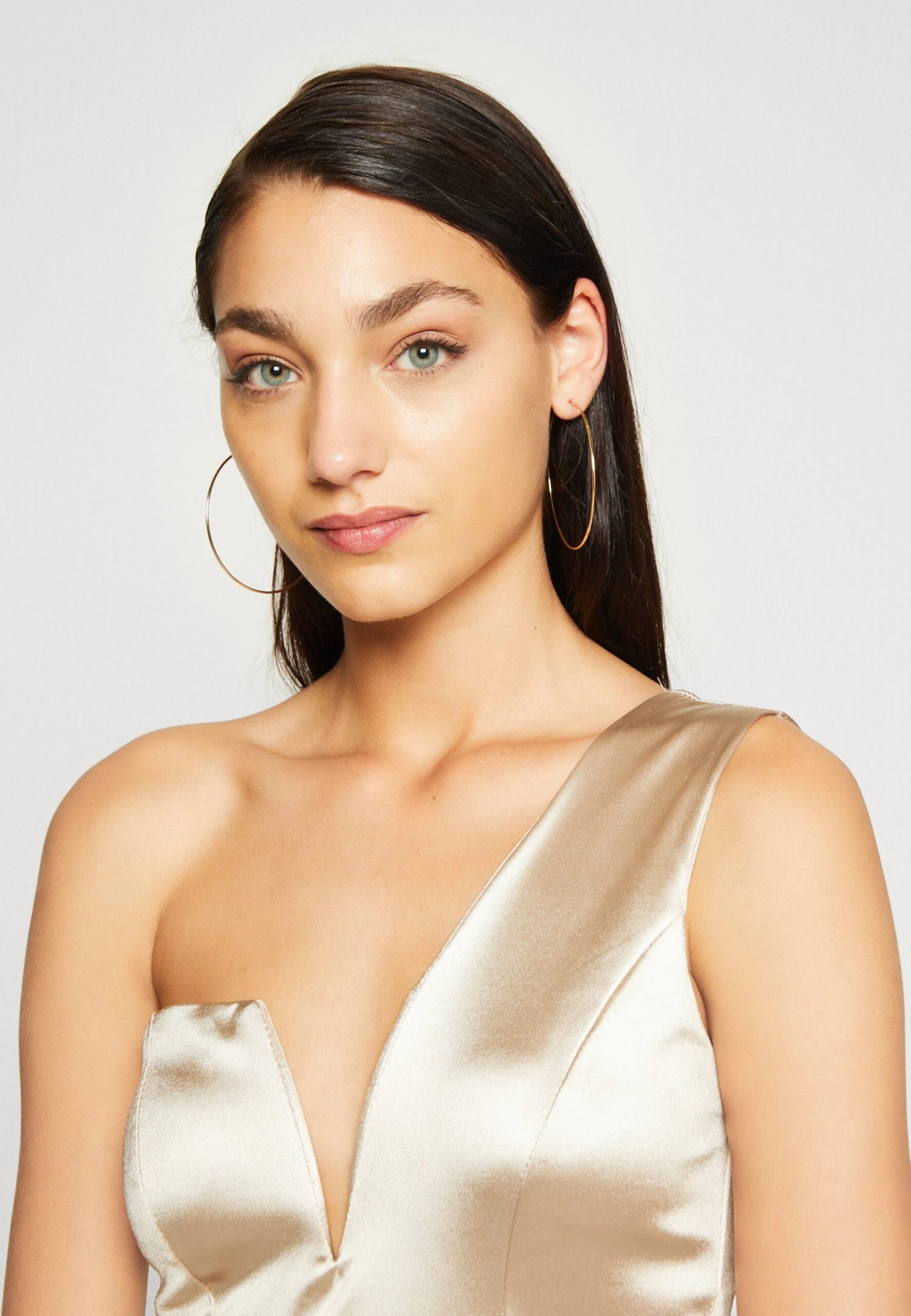 Wal G Evalina One Sleeve Maxi - Galajurk - Champagne 6 Wal G Evalina One Sleeve Maxi - Galajurk - Champagne - Afbeelding 6