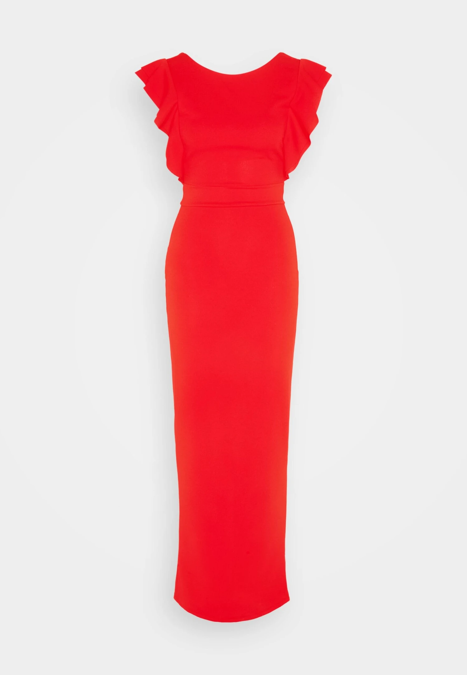 Wal G Jai Ruffle Maxi - Galajurk - Red 5 Wal G Jai Ruffle Maxi - Galajurk - Red - Afbeelding 5