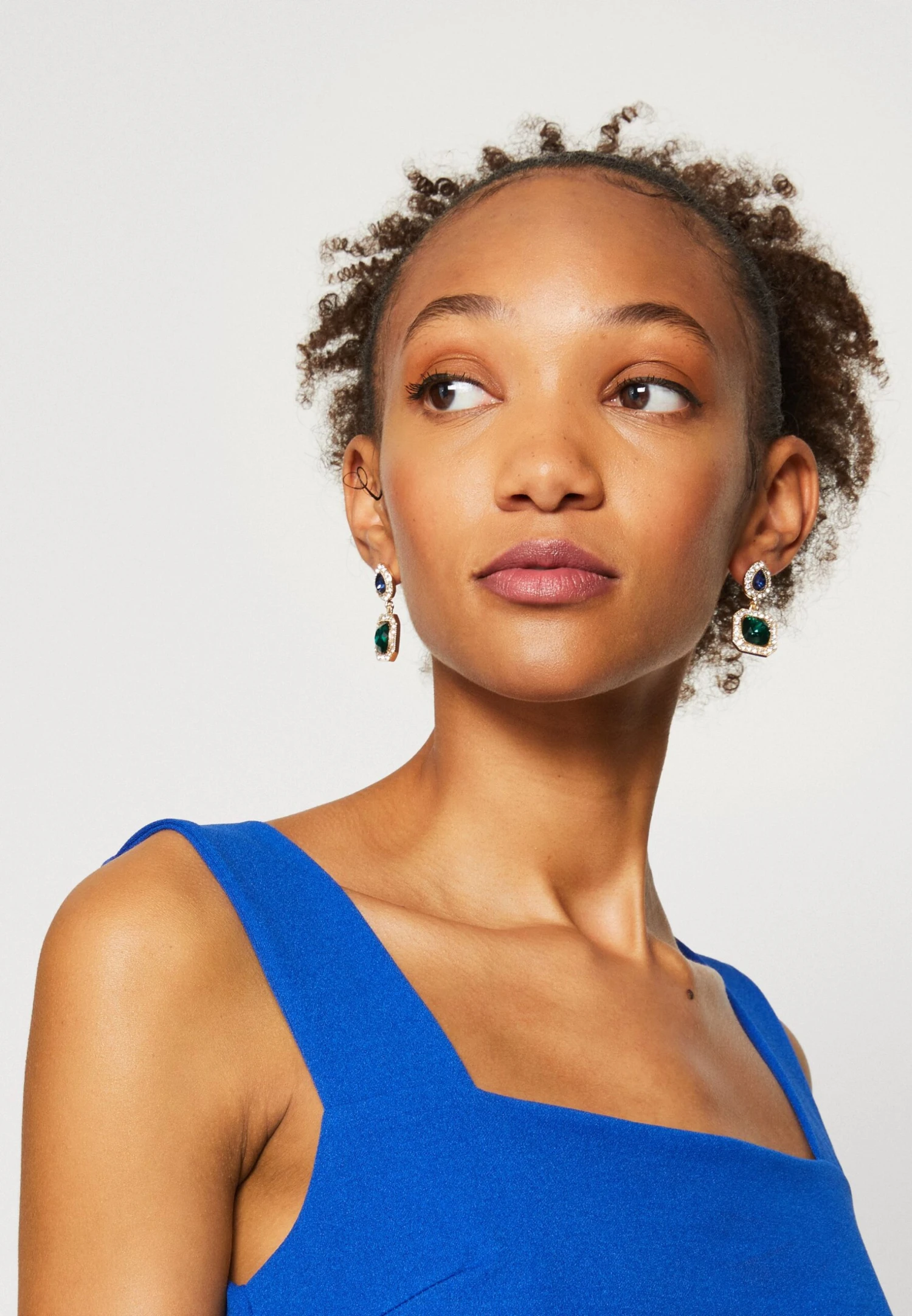 Wal G Jumina Buckle Midi - Jerseyjurk - Electric Blue 4 Wal G Jumina Buckle Midi - Jerseyjurk - Electric Blue - Afbeelding 4