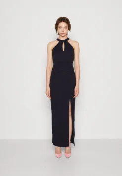 Wal G Arabella Cut Out Dress - Jerseyjurk - Navy Blue