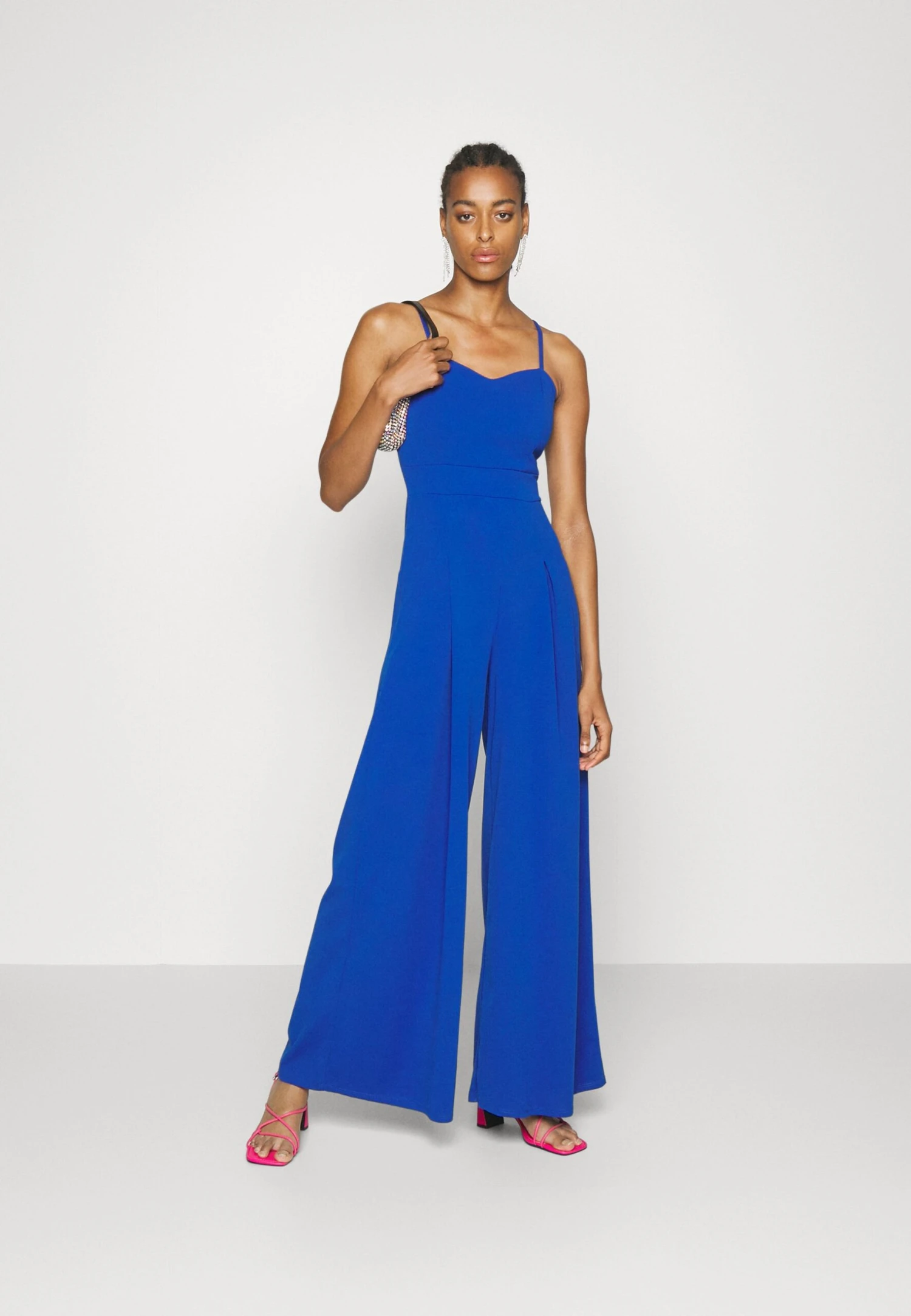 Havana Sweetheart Neck Jumpsuit - Jumpsuit - Electric Blue 2 Havana Sweetheart Neck Jumpsuit - Jumpsuit - Electric Blue - Afbeelding 2
