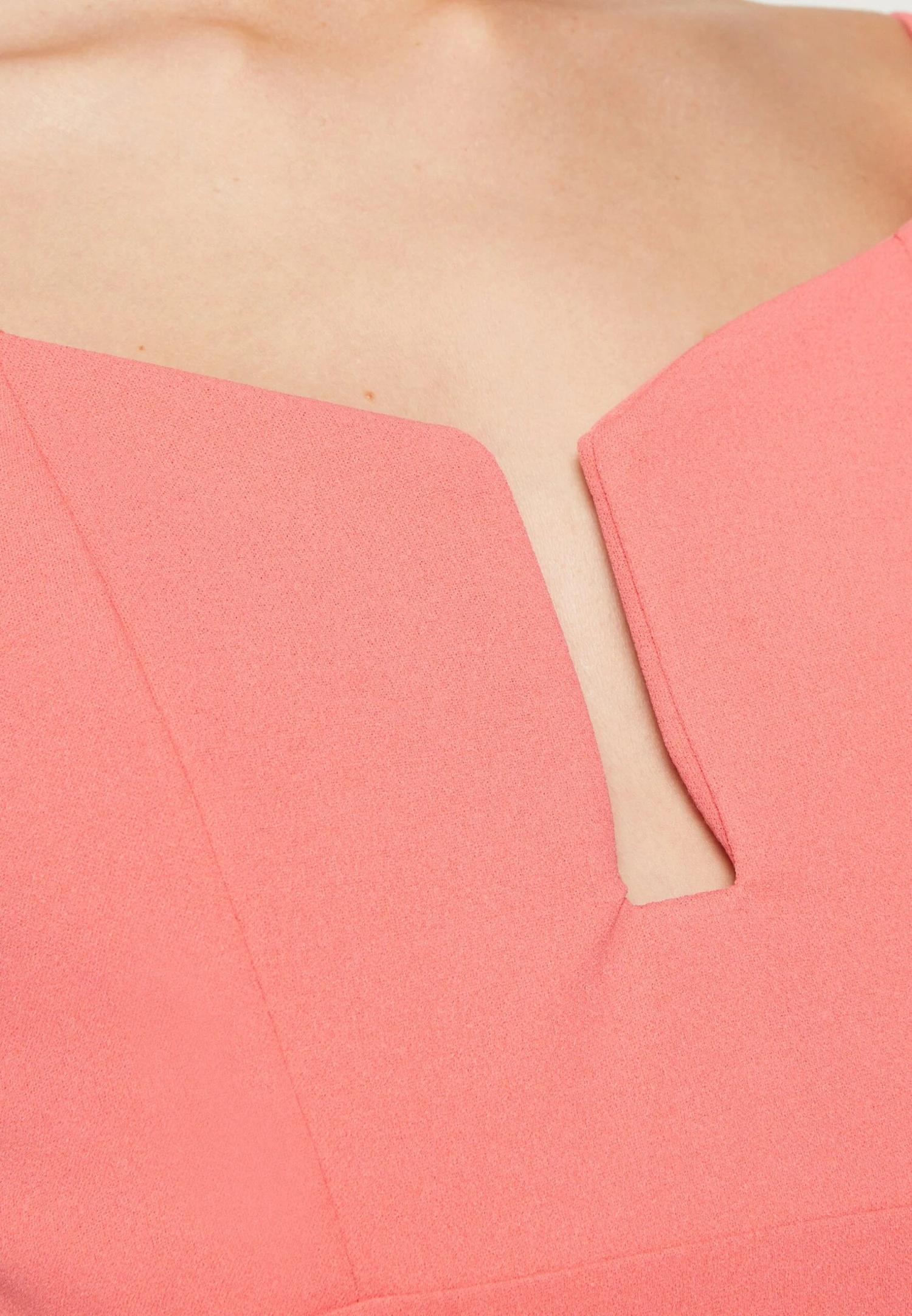 Wal G Saira Midi - Etui-Jurk - Coral 6 Wal G Saira Midi - Etui-Jurk - Coral - Afbeelding 6