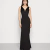 Wal G V Neck Maxi - Galajurk - Black