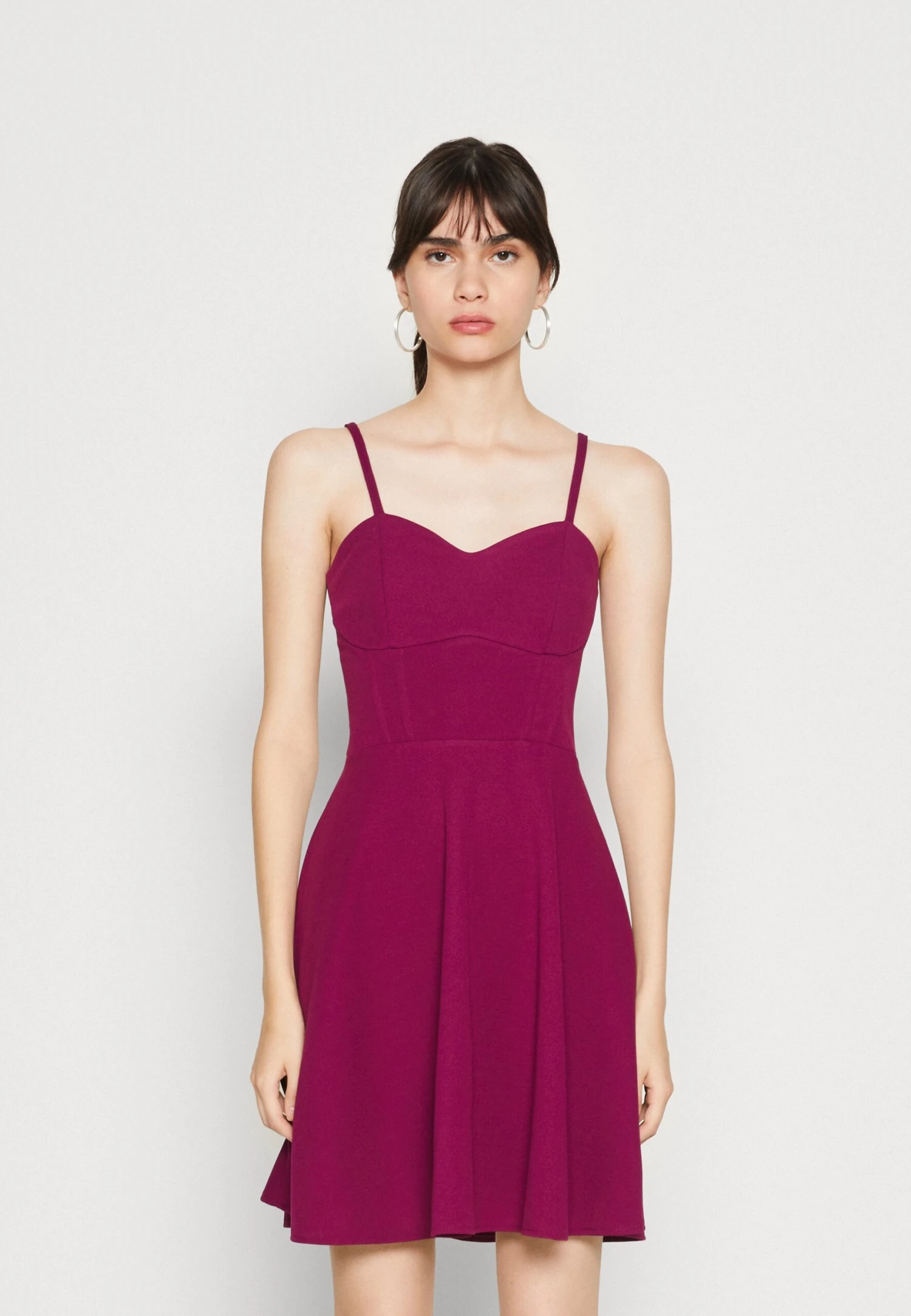 Wal G Asha Skater - Cocktailjurk - Plum 1 Wal G Asha Skater - Cocktailjurk - Plum