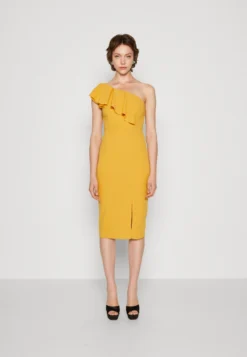 Wal G Andy Ruffle Midi - Cocktailjurk - Mango