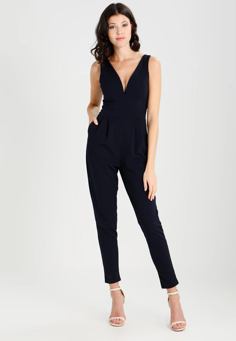 Wal G V Neck - Jumpsuit - Navy 1 Wal G V Neck - Jumpsuit - Navy