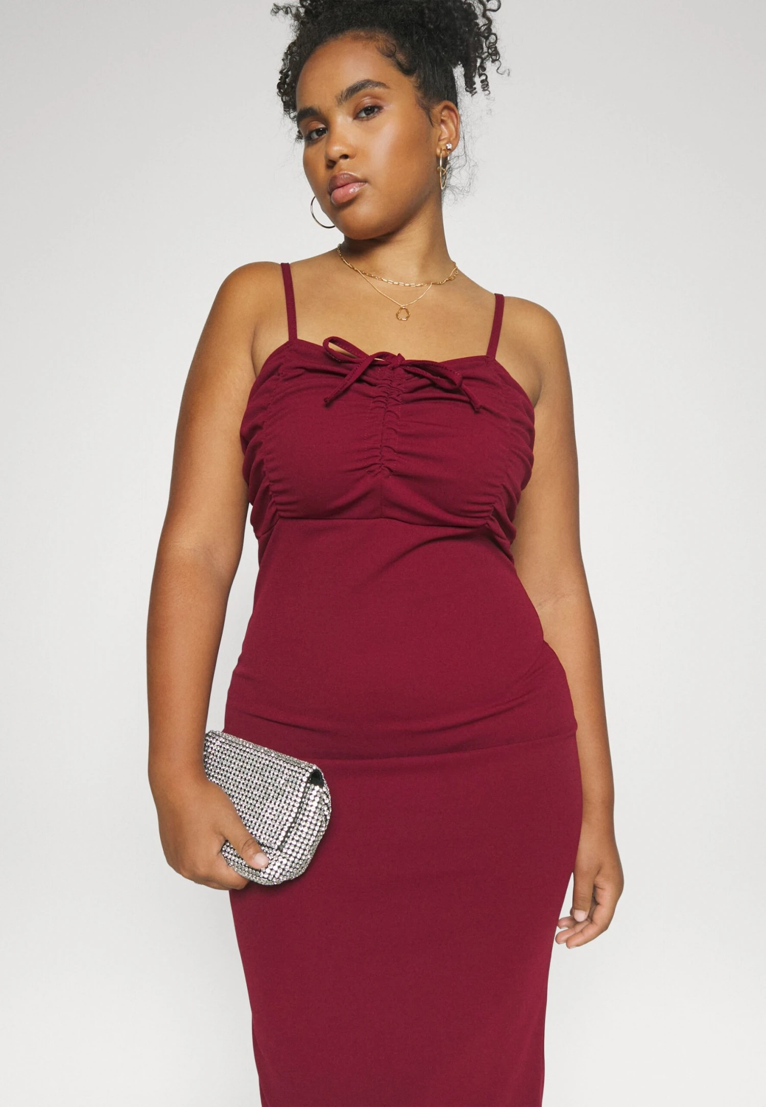Curve Dolly Midi - Cocktailjurk - Wine 5 Curve Dolly Midi - Cocktailjurk - Wine - Afbeelding 5