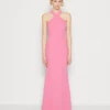 Wal G Indy Cross Neck Maxi - Jerseyjurk - Rose Pink