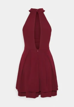 Wal G Cheryl Halter Neck Skater Dress - Jurk - Wine -Wal G Verkoopwinkel 880da5a21d5742e6afefb637134eaeeb scaled
