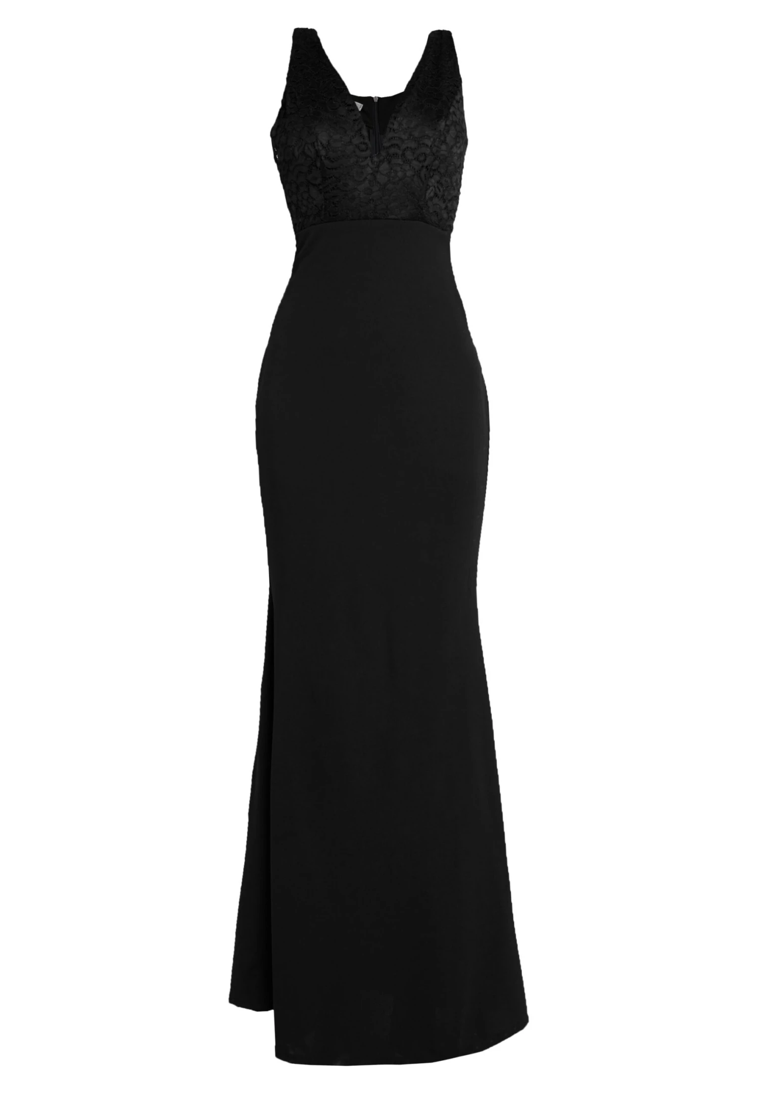 Wal G V Neck Maxi - Galajurk - Black 4 Wal G V Neck Maxi - Galajurk - Black - Afbeelding 4