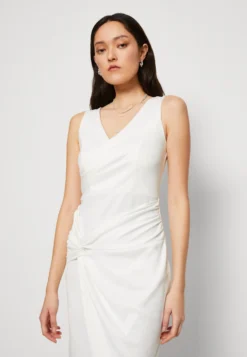 Wal G Ally Knot Midi - Cocktailjurk - White -Wal G Verkoopwinkel 888cc8e8f8c441f086ed6e8fe939a229 scaled