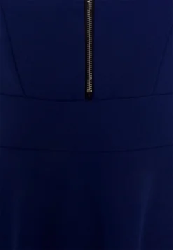 Wal G Danya Ruffle Sleeve Zip Skater Dress - Jerseyjurk - Electric Blue -Wal G Verkoopwinkel 88d3447a36a844a98f71beccdeae305c scaled