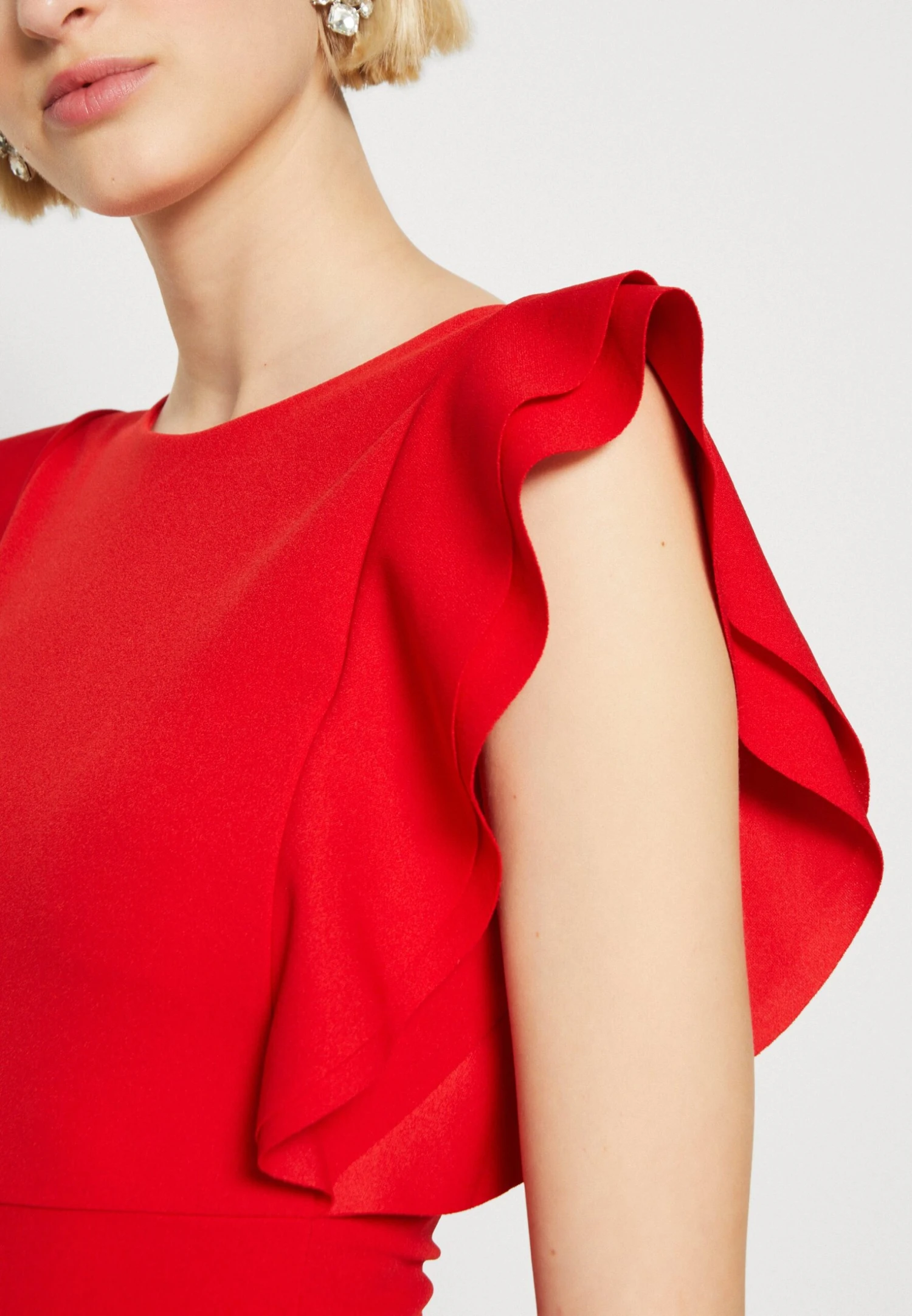 Wal G Jai Ruffle Maxi - Galajurk - Red 6 Wal G Jai Ruffle Maxi - Galajurk - Red - Afbeelding 6