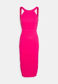 Wal G Jimmy Midi Dress - Jerseyjurk - Dark Fushia -Wal G Verkoopwinkel 8e768d611509428791a08f5954addf4d scaled