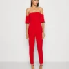 Wal G Luette Off Shoulder - Jumpsuit - Red