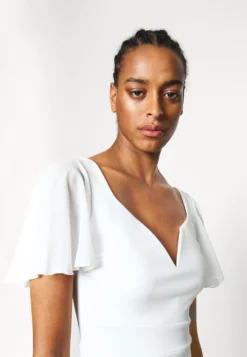 Lembera Sleeve Midi Dress - Etui-Jurk - White -Wal G Verkoopwinkel 9018bd88646340dbbd0fd0bcca0f6364 scaled