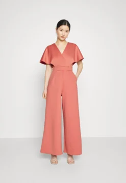 Wedding Petite Betty Wrap Jumpsuit - Jumpsuit - Rosa