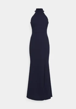 Halter Neck Maxi Dress - Cocktailjurk - Navy Blue -Wal G Verkoopwinkel 920cd7bb90c84aa6b2343f28ea510460 scaled