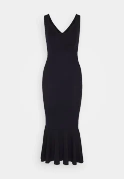 Wal G Anabella Ruffle Bottom Midi - Jerseyjurk - Navy Blue -Wal G Verkoopwinkel 94bac477c4ab45a5b4c4b5113dfae12f scaled