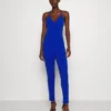 Marsha Back Strappy- Jumpsuit - Electric Blue