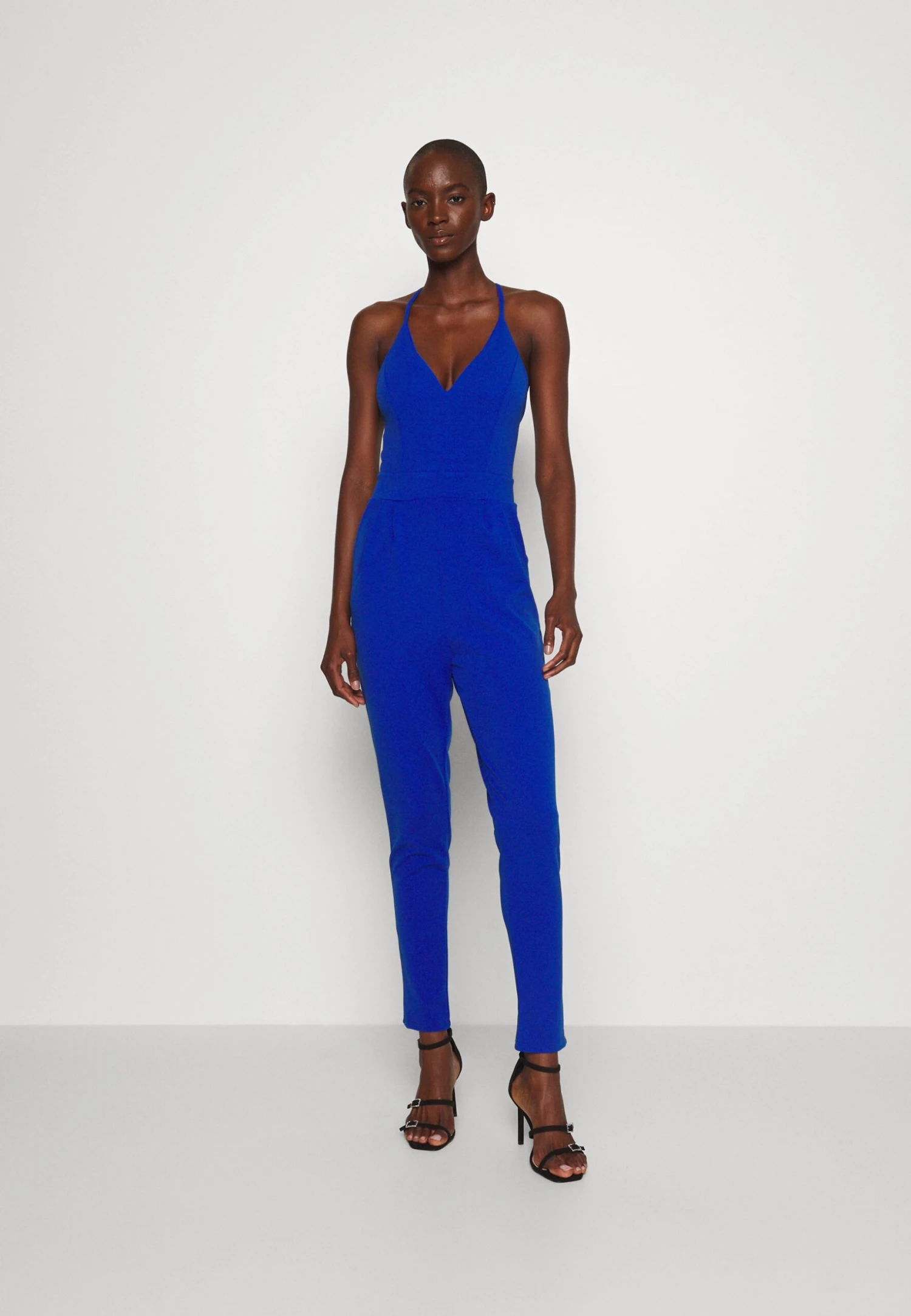 Marsha Back Strappy- Jumpsuit - Electric Blue 1 Marsha Back Strappy- Jumpsuit - Electric Blue