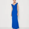 Wal G Andrew Off Shoulder Maxi Dress - Galajurk - Electric Blue