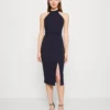 Wal G Benedette Midi Dress - Cocktailjurk - Navy Blue