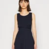 Wal G Jaqueline Skater Dress - Jerseyjurk - Navy Blue