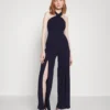 Wal G Alfo Cross Neck - Jumpsuit - Dark Blue