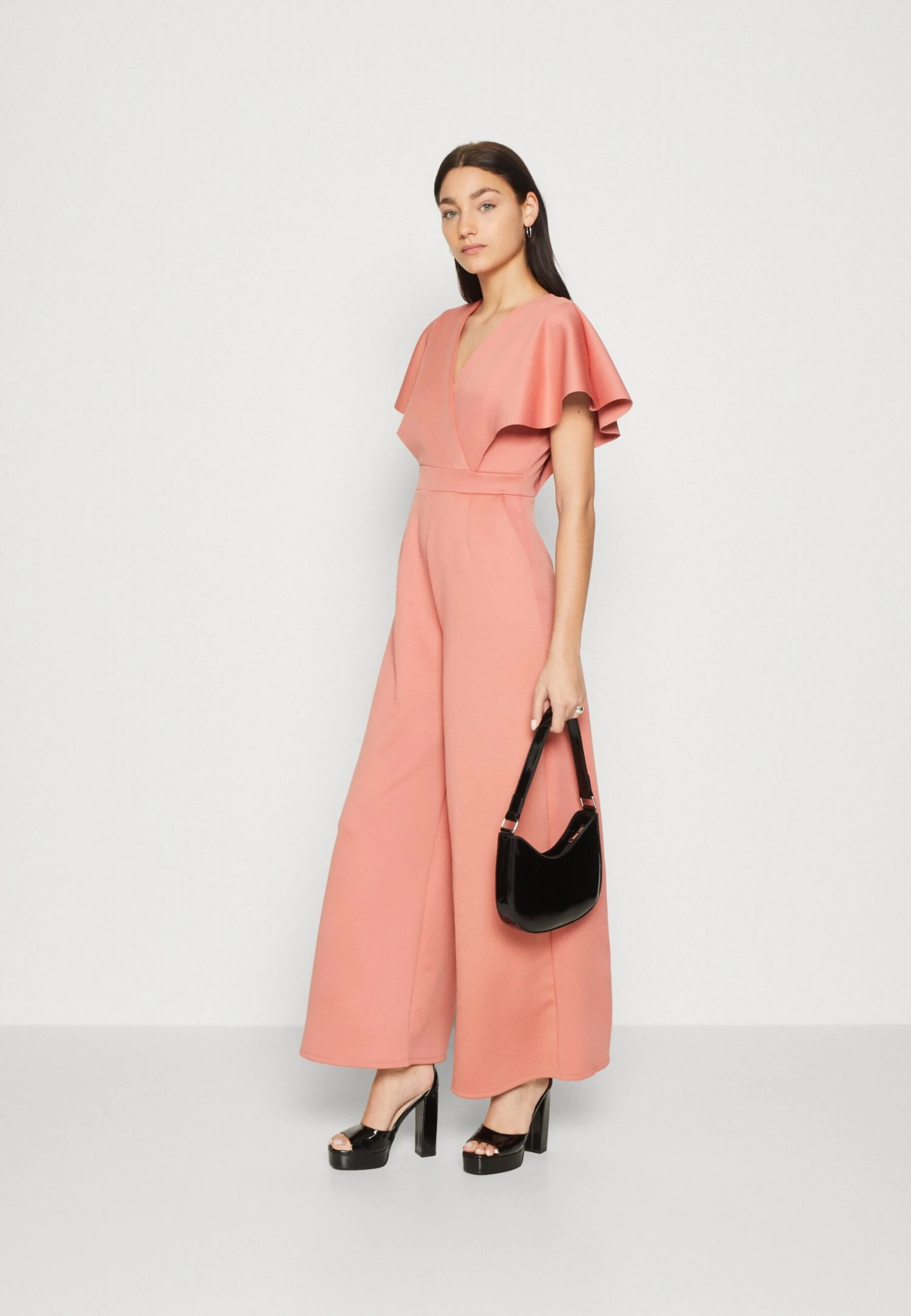 Wal G Wedding - Betty Wrap - Jumpsuit - Pink 2 Wal G Wedding - Betty Wrap - Jumpsuit - Pink - Afbeelding 2