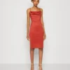 Wal G Jessy Dress - Cocktailjurk - Terracotta