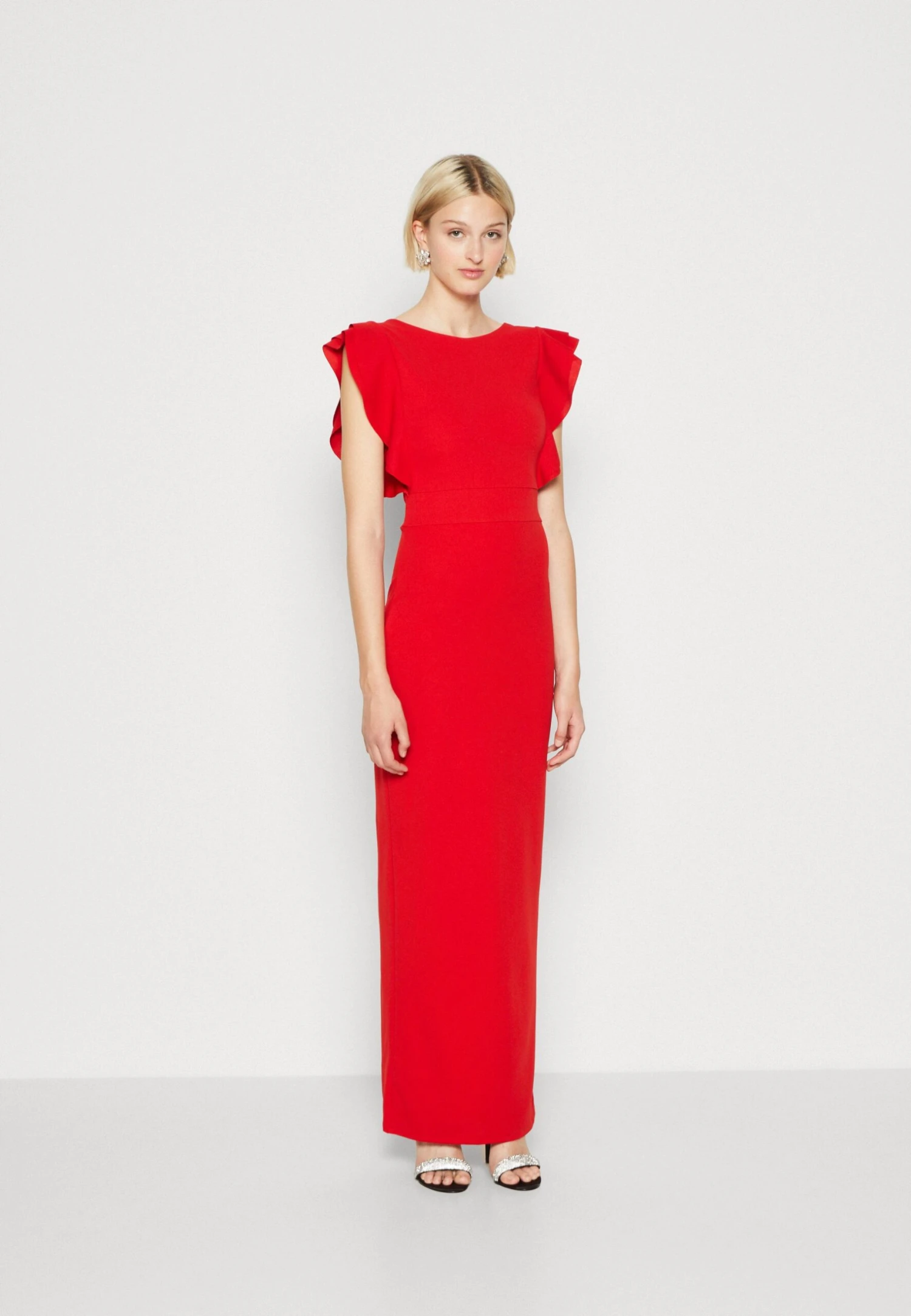 Wal G Jai Ruffle Maxi - Galajurk - Red 1 Wal G Jai Ruffle Maxi - Galajurk - Red