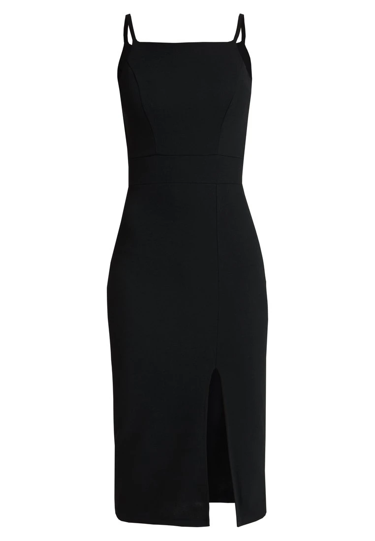 Wal G Strappy Square Neck Midi Dress - Etui-Jurk - Black 4 Wal G Strappy Square Neck Midi Dress - Etui-Jurk - Black - Afbeelding 4