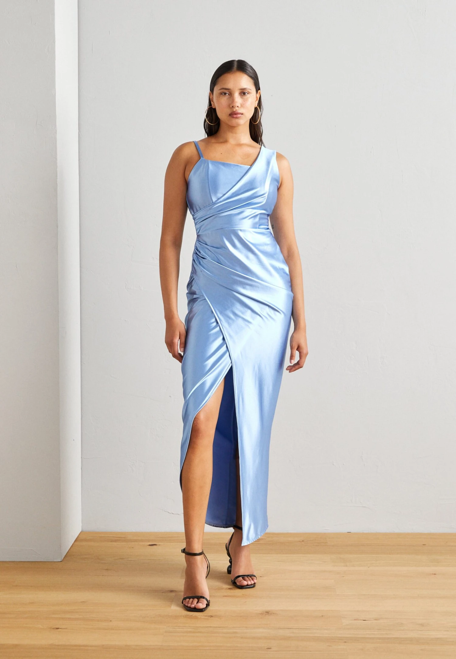 Wal G Valentines Romeo Asymmetric Maxi - Galajurk - Dusty Blue 1 Wal G Valentines Romeo Asymmetric Maxi - Galajurk - Dusty Blue