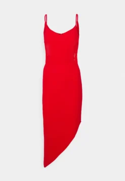 Laila Asymmetric Midi Dress - Jurk - Red -Wal G Verkoopwinkel aedeba15ee0f459bb46c9e08fd30ebbe scaled