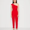 Wal G Kelly Ruffle - Jumpsuit - Red