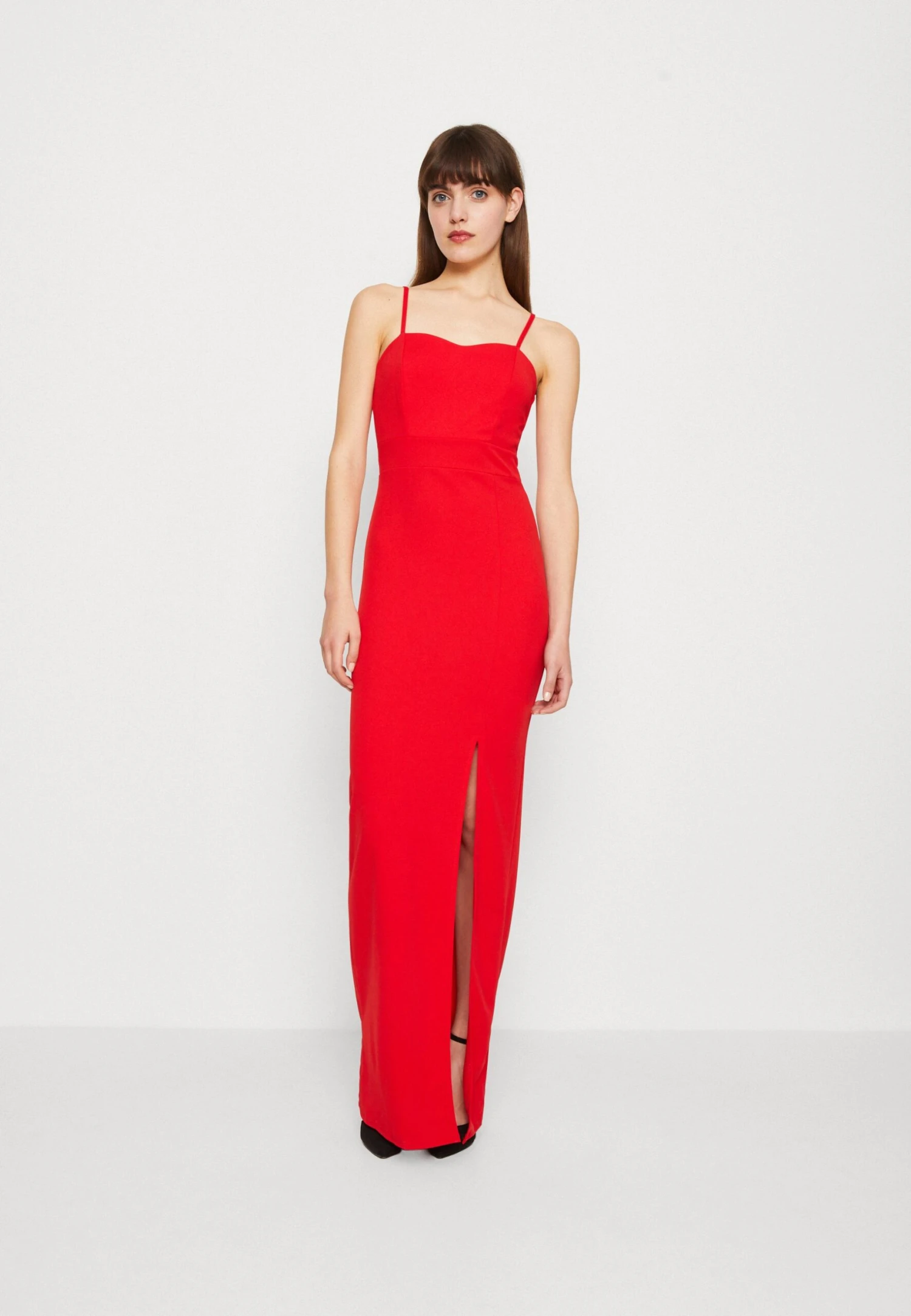 Wal G Jeane Strappy Maxi - Jerseyjurk - Red 1 Wal G Jeane Strappy Maxi - Jerseyjurk - Red